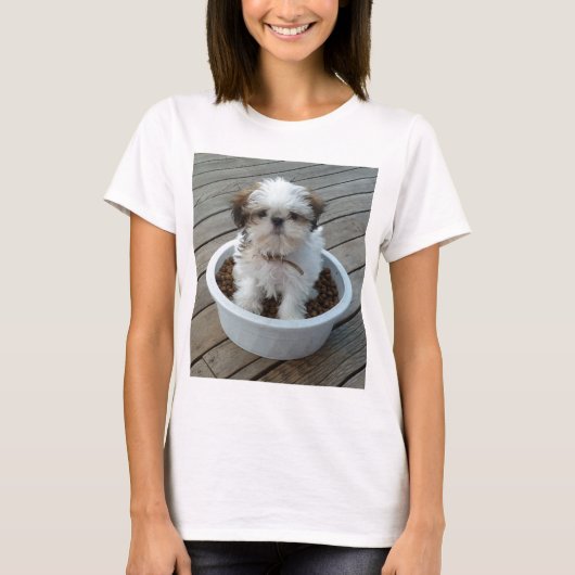 Welpen-T - Shirt Shih Tzu (Vorderseite)