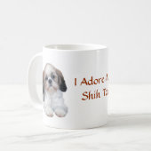 Welpen-Tasse Shih Tzu verehren Kaffeetasse (Vorderseite Links)