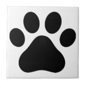 Welpen-Tatze Fliese (Vorderseite)