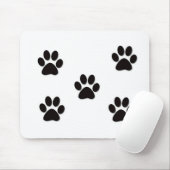 Welpen-Tatzen-Drucke Mousepad (Mit Mouse)