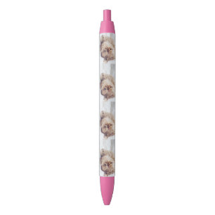 Welpen-Tintenstift Penny-orange LeberShih Tzu Kugelschreiber