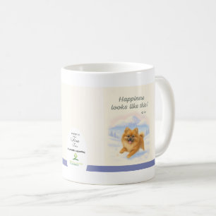 Welpen-Träume Glück-Tasse von Tina Tran Kaffeetasse