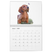 Welpen u. Schmetterlinge Kalender (Mär 2027)