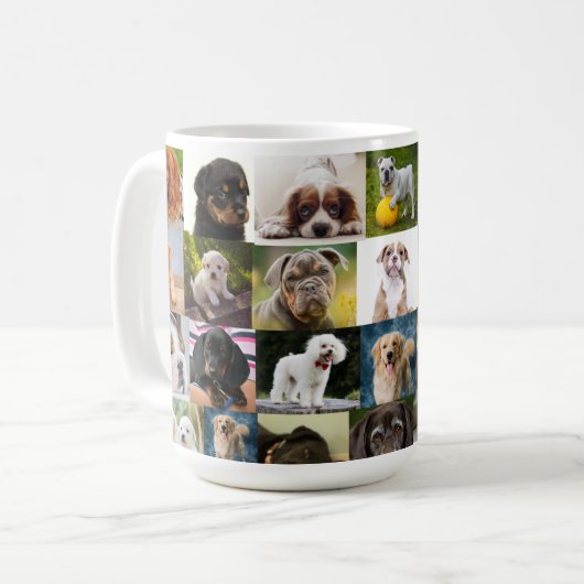 Welpen überall kaffeetasse (Vorderseite Links)