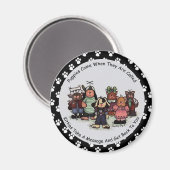 Welpen und Kätzchen Magnet (Vorderseite/Rückseite)