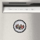 Welpen und Kätzchen Magnet (In Situ (Geschirrspüler))