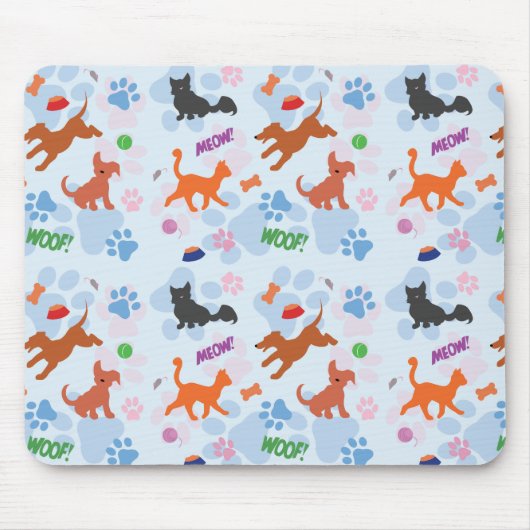 Welpen und Kätzchen Mousepad (Vorne)