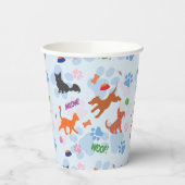 Welpen und Kätzchen Papier Cup Pappbecher (Links)