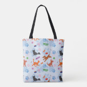 Welpen und Kätzchen Tasche (Rückseite)