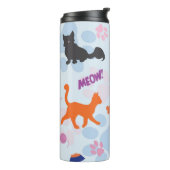Welpen und Kätzchen Thermosbecher (Nach links gedreht)