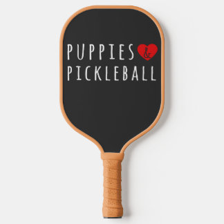 Welpen und Pickelball Niedliche Pickelball Männer Pickleball Schläger
