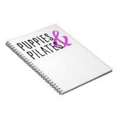 Welpen und Pilates Notizblock (Rechte Seite)