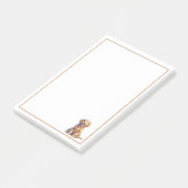 Welpen und Schmetterlinge Post-it Klebezettel (angewinkelt)