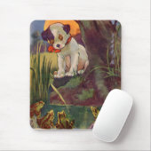 Welpen und Stierfrösche der 30er Jahre Mousepad (Mit Mouse)