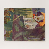 Welpen und Stierfrösche der 30er Jahre Puzzle (Horizontal)