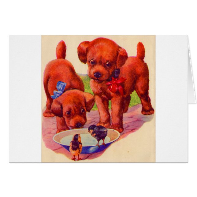 Welpen und Vögel der 30er Jahre (Vorderseite (Horizontal))