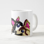 Welpen Valentine Jumbo-Tasse (Vorderseite Rechts)