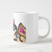 Welpen Valentine Jumbo-Tasse (Rechts)