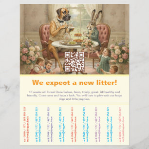 Welpen Verkaufsflyer Flyer