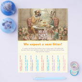 Welpen Verkaufsflyer Flyer (Einzeln)