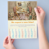 Welpen Verkaufsflyer Flyer (Hand)