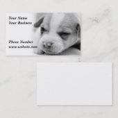 Welpen-Visitenkarte Visitenkarte (Vorne/Hinten)