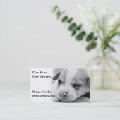 Welpen-Visitenkarte Visitenkarte (Stehend Vorderseite)