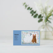 Welpen-Visitenkarte Visitenkarte (Stehend Vorderseite)