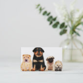 Welpen-Visitenkarte Visitenkarte (Stehend Vorderseite)