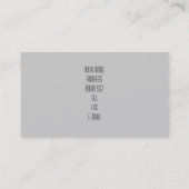 Welpen-Visitenkarten Bostons Terrier Visitenkarte (Rückseite)