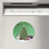 Welpen Weihnachtsmagnet Magnet (In Situ (Geschirrspüler))