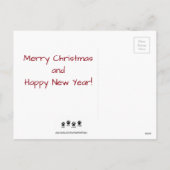 Welpen-Weihnachtspostkarte 1 Feiertagspostkarte (Rückseite)