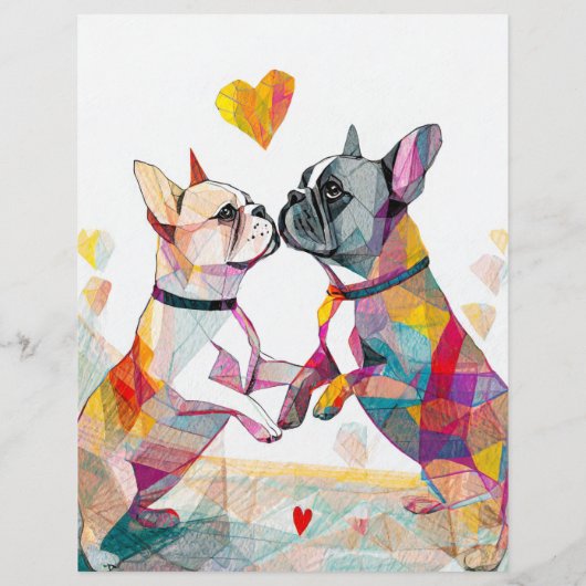 Welpen zum Verkauf Flyer mit QR-Code orange (Rückseite)