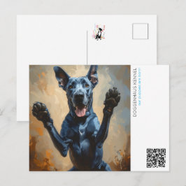 Welpenankündigung Postkarte