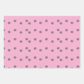 Welpendrucke 2025 geschenkpapier set (Vorderseite)