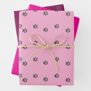 Welpendrucke 2025 geschenkpapier set