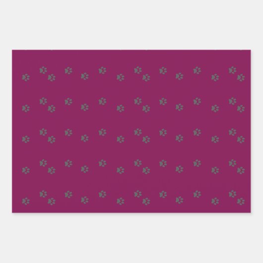 Welpendrucke 2025 geschenkpapier set (Vorderseite 3)