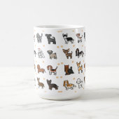 Welpenemojis Verwandlungstasse (Zentrum)