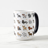 Welpenemojis Verwandlungstasse (VorderseiteRechts)