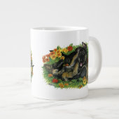 Welpengarten Jumbo-Tasse (Vorderseite Rechts)