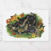 Welpengarten Lebensmitteletikett (Einzelnes Label)