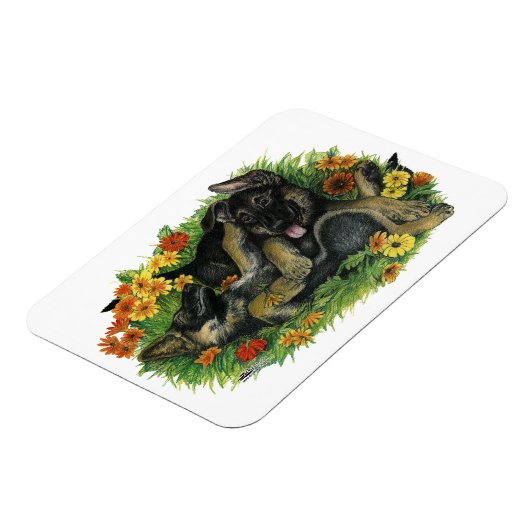 Welpengarten Magnet (Linke Seite)
