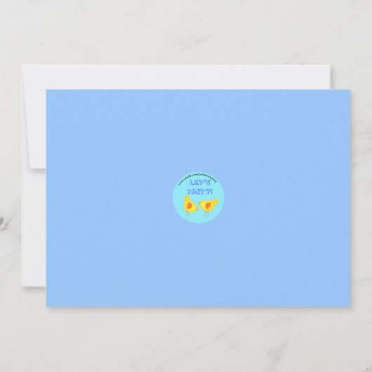 Welpengeburt Einladung (Rückseite)