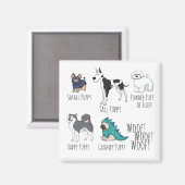 Welpengedicht Magnet (Vorderseite/Rückseite)