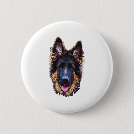 Welpenhund Button (Vorderseite)