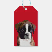 Welpenhund Geschenkanhänger (Rückseite)