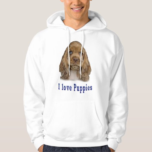 Welpenhund Hoodie (Vorderseite)