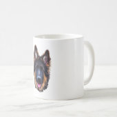 Welpenhund Kaffeetasse (VorderseiteRechts)