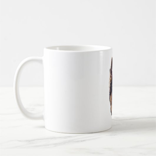 Welpenhund Kaffeetasse (Links)