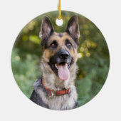 Welpenhund Keramik Ornament (Hinten)